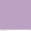 DEAL White on Lavender Flat Swiss Dots - Riley Blake Designs - Light Purple Polka Dot - Quilting Cotton Fabric