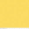 SALE White on Yellow Flat Swiss Dots - Riley Blake Designs - Polka Dot - Quilting Cotton Fabric