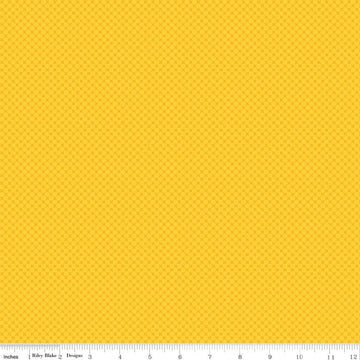 SALE Yellow Kisses Tone on Tone - Riley Blake Designs - Basic Coordinate - Quilting Cotton Fabric