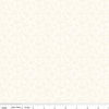 17" End of Bolt - Calico Cream Tone on Tone - Riley Blake Designs - Off White Floral Flowers Basic - Quilting Cotton Fabric