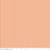 SALE Orange & White 1/8 Eighth Inch Stripe - Riley Blake Designs - Riley Orange - Quilting Cotton Fabric