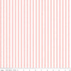 DEAL Baby Pink & White 1/4 Quarter Inch Stripe - Riley Blake Designs - Quilting Cotton Fabric