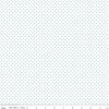 Teal Flat Swiss Dots on White - Riley Blake Designs - Blue Green Polka Dot - Quilting Cotton Fabric