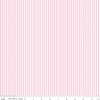 DEAL Peony Pink & White 1/8 Eighth Inch Stripe Pink Striped Fabric - Riley Blake Quilting Cotton Fabric