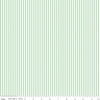SALE Sweet Mint & White 1/8 Eighth Inch Stripe - Riley Blake Designs - Green - Quilting Cotton Fabric