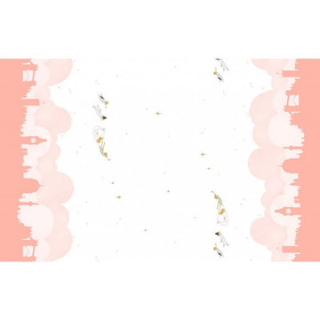 12" End of Bolt - SALE Peter Pan Straight On Till Morning Border - Sarah Jane - Michael Miller - METALLIC - Quilting Cotton Fabric