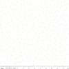 DEAL Pin Dot Honey - Riley Blake Designs - White & Yellow - Lori Holt - Quilting Cotton Fabric