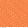 CLEARANCE Fat Quarter End of Bolt - Crayola Kaleidoscope Outrageous Orange - Riley Blake - Orange Circle - Quilting Cotton -Licensed Product