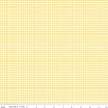 Fat Quarter End of Bolt - Yellow and White 1/8" Eighth Inch Small PRINTED Gingham - Riley Blake Designs - Checker - Quilting Cotton Fabric