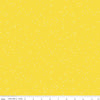 27" End of Bolt - CLEARANCE Blossom Lemon Zest - Riley Blake Designs - Flowers Floral White on Yellow - Quilting Cotton Fabric