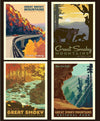SALE National Parks Pillow Panel Great Smoky Mountains - Riley Blake Designs - Outdoors Tennessee North Carolina - Quilting Cotton Fabric