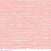 9" End of Bolt - SALE Matilda Text Coral - Riley Blake Designs - Roald Dahl Reading Books Words Quotes Orange Pink - Quilting Cotton Fabric