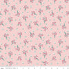 14" End of Bolt - CLEARANCE Singing in the Rain Bouquets Baby Pink - Riley Blake Designs - Flowers Floral - Quilting Cotton Fabric