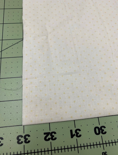 SALE Cream Flat Swiss Dots on Cream Le Creme by Riley Blake Designs - Tone on Tone Polka Dot - Quilting Cotton Fabri