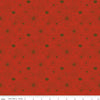 27" End of Bolt - CLEARANCE Give Thanks Flowers C9521 Red - Riley Blake Designs - Thanksgiving Autumn Fall Floral -  Quilting Cotton Fabric