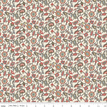SALE Jane Austen at Home C10011 Margaret - Riley Blake Designs - Historical Reproductions - Quilting Cotton Fabric - Licensed Product