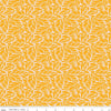 Fat Quarter End of Bolt - CLEARANCE Fleur Foliage C9871 Yellow - Riley Blake - Tone on Tone All Over Leaves -  Quilting Cotton Fabric