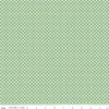 CLEARANCE Fleur Circles C9875 Green - Riley Blake Designs - Geometric Green White -  Quilting Cotton Fabric