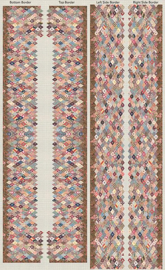 SALE Jane Austen at Home Border Panel LARGE P10022 by Riley Blake Designs - Quilt Reproduction - Quilting Cotton Fabric - Licensed Product