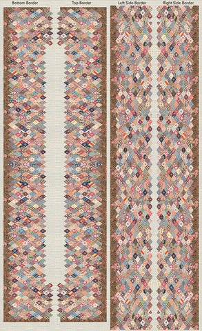 Jane Austen at Home Border Panel LARGE P10022 by Riley Blake Designs - Quilt Reproduction - Quilting Cotton Fabric - Licensed Product
