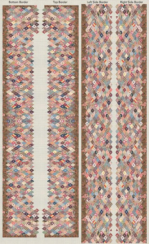 SALE Jane Austen at Home Border Panel LARGE P10022 by Riley Blake Designs - Quilt Reproduction - Quilting Cotton Fabric - Licensed Product