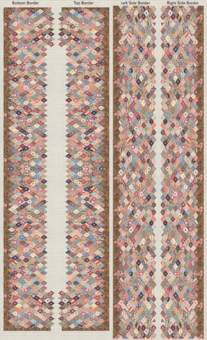 SALE Jane Austen at Home Border Panel LARGE P10022 by Riley Blake Designs - Quilt Reproduction - Quilting Cotton Fabric - Licensed Product