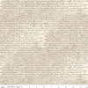 Jane Austen at Home C10018 Correspondence - Riley Blake Designs - Historical Letters Text - Quilting Cotton Fabric - Licensed Product