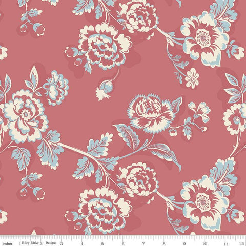 SALE Jane Austen at Home C10012 Lady Catherine - Riley Blake Designs - Cream Historical Reproductions - Quilting Cotton - Licensed Product