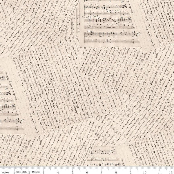 2 yard 29" End of Bolt - Jane Austen at Home Accomplished Woman WB10020 - Riley Blake - 107/108" - Quilting Cotton - Licensed Product