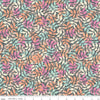 Fat Quarter End of Bolt - CLEARANCE 33" End of Bolt - Meadow Lane Leaves Gray - Riley Blake  -  Quilting Cotton