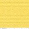 15" End of Bolt - DEAL Grl Pwr Dots C10657 Yellow - Riley Blake - Girl Power Geometric Rows Irregular White Dots Dotted - Quilting Cotton