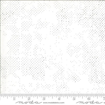17" End of Bolt Piece - DEAL Quotation Spot Quotation Spotted 1660 Cream - Moda Fabrics - Polka Dot Dots Dotted - Quilting Cotton Fabric
