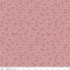 SALE Flea Market Needlepoint C10224 Pink - Riley Blake Designs - Geometric Diagonal Grid Floral - Lori Holt  - Quilting Cotton Fabric