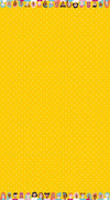 Fat Quarter End of Bolt - Grl Pwr Lightning C10652 Yellow - Riley Blake - Girl Power Edge Borders of Girls Figures - Quilting Cotton Fabric