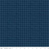 Fat Quarter End of Bolt - All About Plaids Houndstooth C637 Blue by Riley Blake Designs - Broken Check - Quilting Cotton Fabric