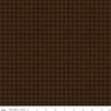 16" End of Bolt Piece - All About Plaids Houndstooth C637 Brown by Riley Blake Designs - Broken Check - Quilting Cotton Fabric