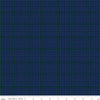 DEAL All About Plaids Tweed C639 Blue - Riley Blake Designs - Blue with Green Plaid - Quilting Cotton Fabric