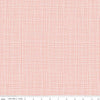 SALE 13" End of Bolt - Sleep Tight Weave C10265 Coral - Riley Blake - Irregular Plaid Grid White on Pink Orange -  Quilting Cotton Fabric