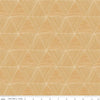 23" End of Bolt - SALE Rocky Mountain Wild Peaks C10294 Golden - Riley Blake - Geometric Triangles Triangle Gold - Quilting Cotton Fabric