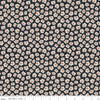 Fat Quarter End of Bolt - CLEARANCE Faith, Hope & Love Flowers C10323 Charcoal - Riley Blake Designs - Floral - Quilting Cotton Fabric