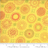Fat Quarter End of Bolt - CLEARANCE Solana Varietals 48682 Buttercup - Moda Fabrics - Floral Flowers Yellow Gold - Quilting Cotton Fabric