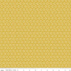 Fat Quarter End of Bolt - SALE Faith, Hope & Love Geo C10324 Antique Gold - Riley Blake  - Geometric Triangles Dots - Quilting Cotton Fabric