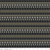Fat Quarter End of Bolt - SALE Timberland Stripe C10334 Charcoal - Riley Blake - Striped Animal Tracks Paw Prints - Quilting Cotton Fabric