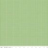 19" End of Bolt - SALE Oh Happy Day! Checks C10315 Green - Riley Blake - Geometric Houndstooth Checkered Cream - Quilting Cotton Fabric