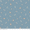 SALE Camp Woodland Moths C10462 Denim - Riley Blake Designs - Moths Stars Blue - Quilting Cotton Fabric