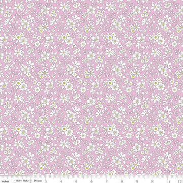 SALE 34" End of Bolt - The Deco Dance Collection Maddsie Silhouette A - 04775922A - Riley Blake - Flowers Liberty Fabrics - Quilting Fabric