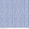 27" End of Bolt - Crayola Stripe C685 Midnight Blue - Riley Blake Designs - Drawn Stripes Blue - Quilting Cotton Fabric - Licensed Product