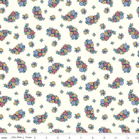 SUPER DEAL BTY! The Carnaby Collection Bohemian Brights Portobello Paisley D 04775942 - Riley Blake - Liberty Fabrics - Quilting Cotton