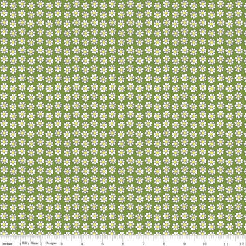 Fat Quarter End of Bolt Piece SALE The Carnaby Collection Daydream Daisy Dot B 04775946 Riley Blake Floral Liberty Fabrics - Quilting Cotton