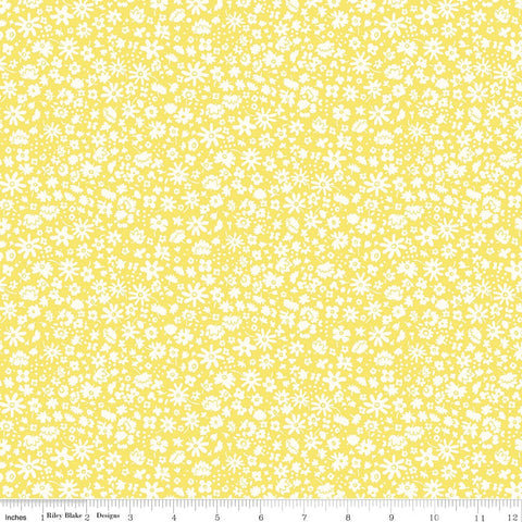 Fat Quarter End of Bolt - The Carnaby Collection Daydream Bloomsbury Silhouette C 04775950 - Riley Blake - Liberty Fabric - Quilting Cotton